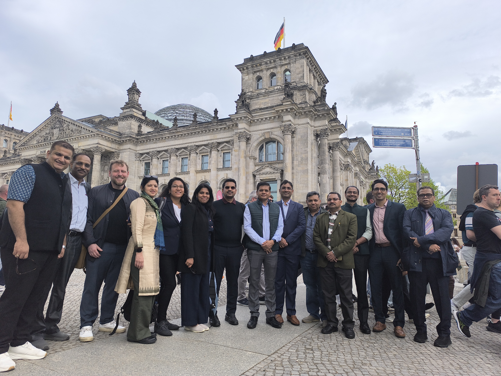 Mission to Europe. Indian delegation — SUMACA project