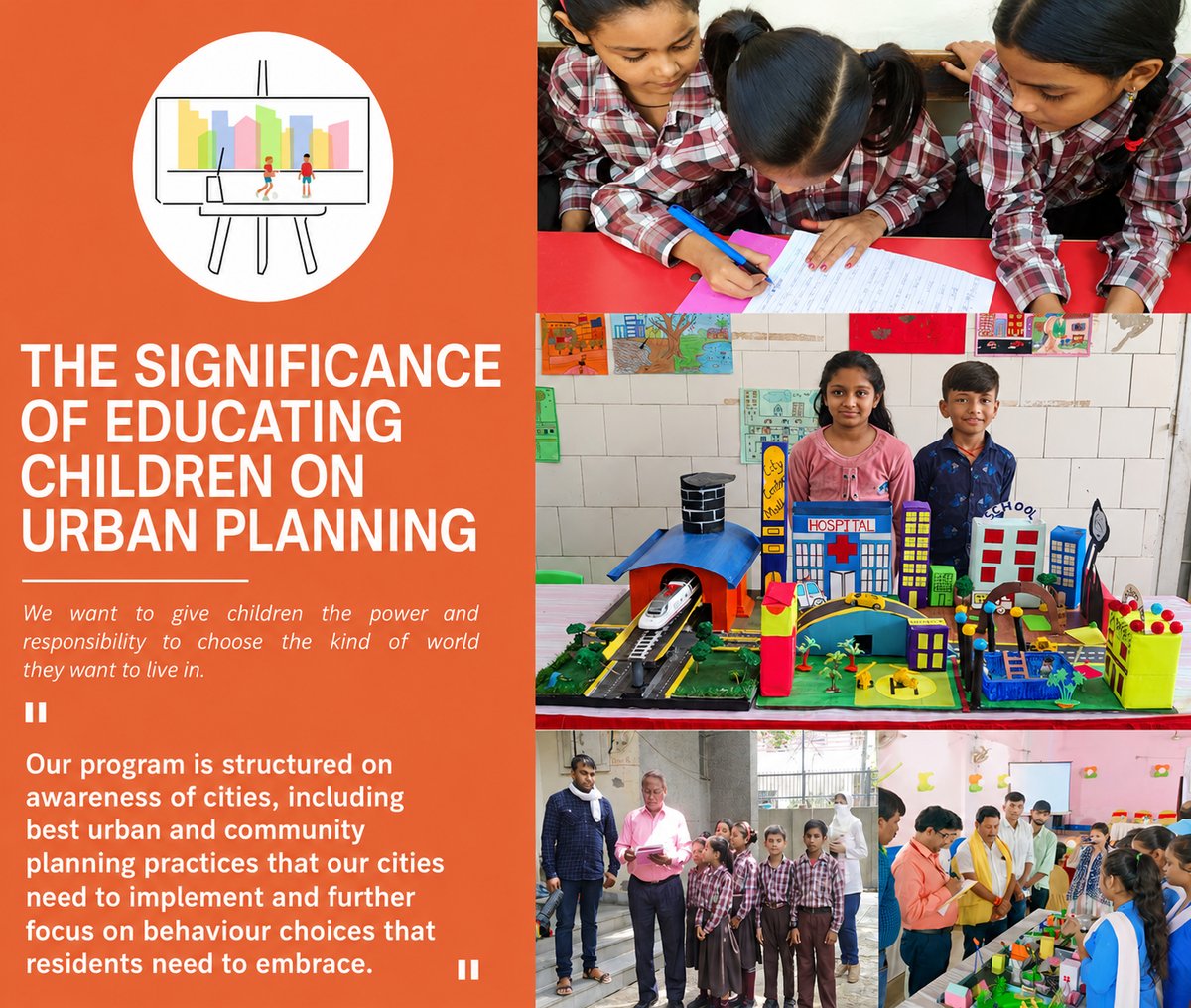 Educating School Children on Urban Planning & Sustainable Cities